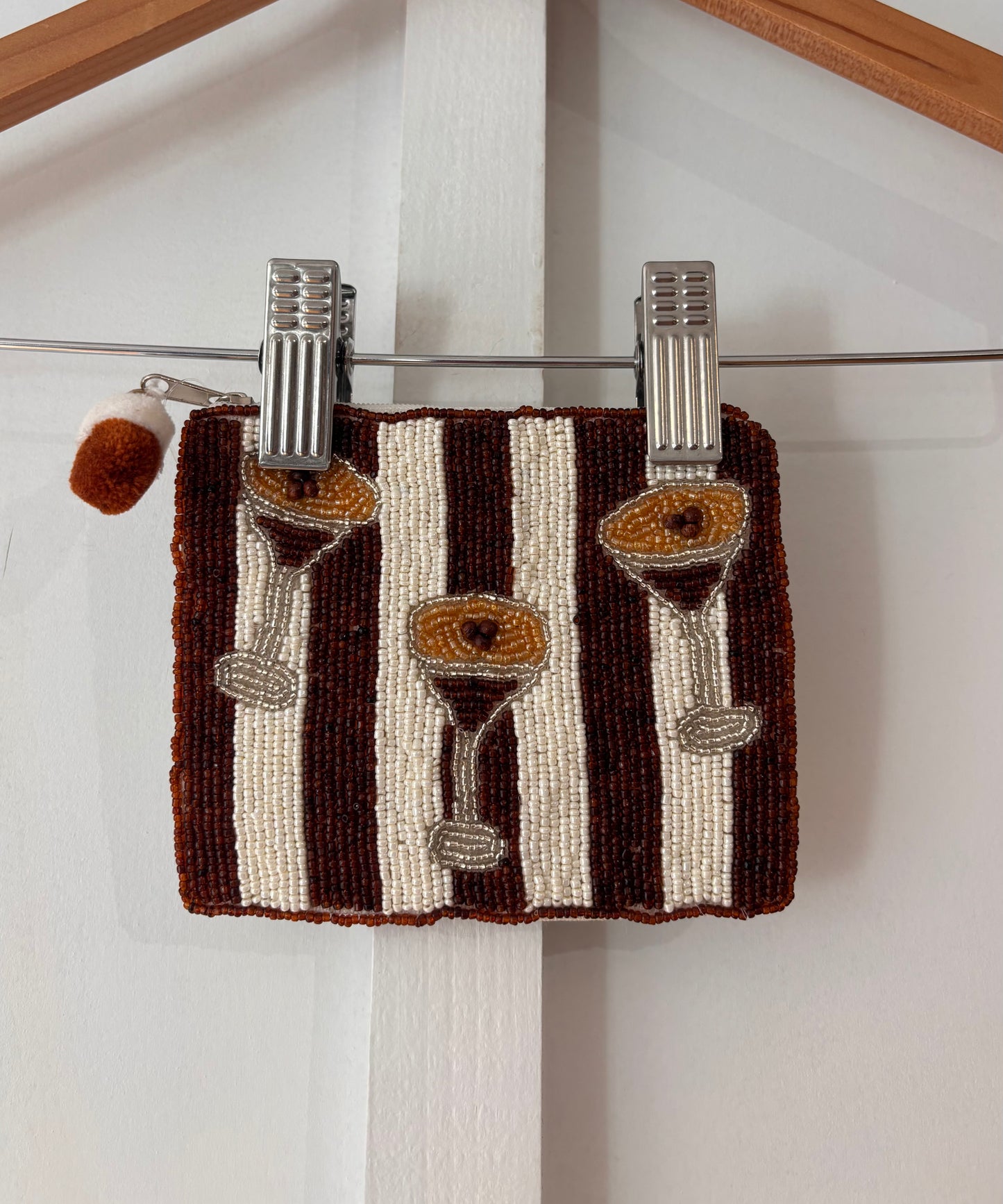 Espresso Martini Beaded Coin Purse