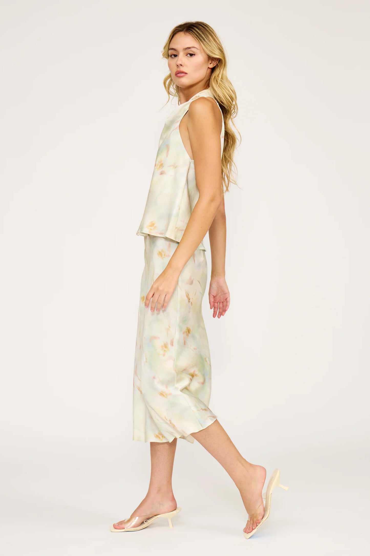 Barbara Satin Skirt