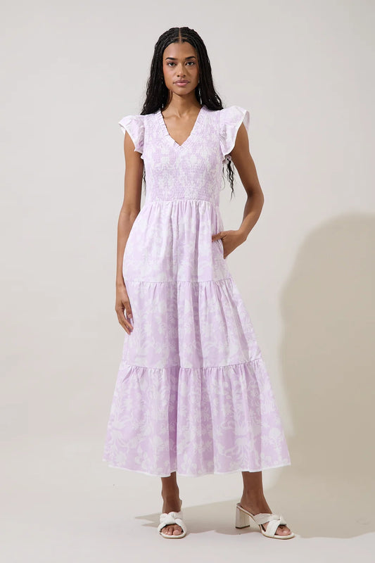 Wisteria Midi Dress