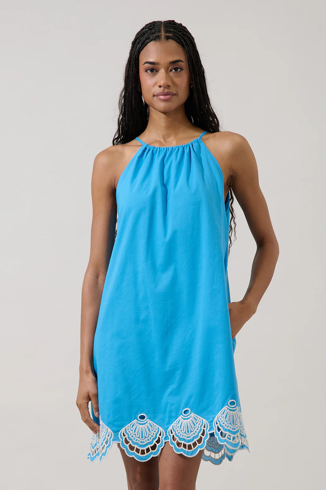 Sky So Blue Mini Dress
