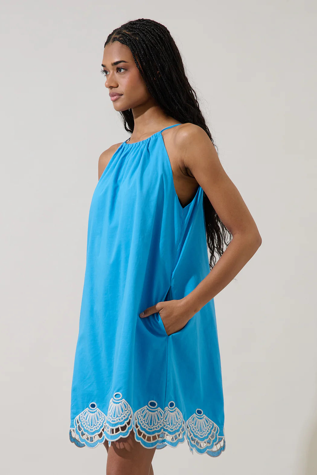 Sky So Blue Mini Dress