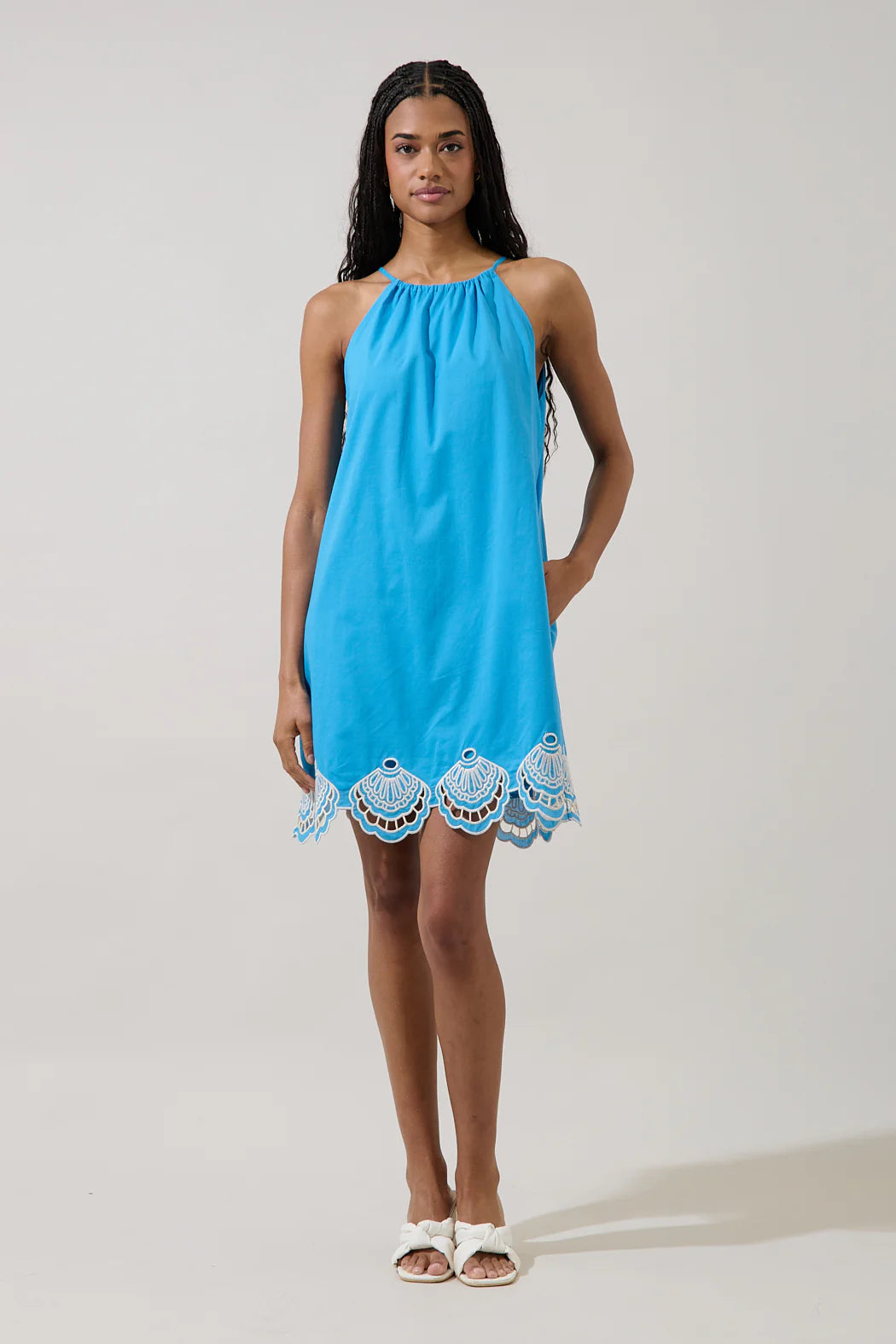 Sky So Blue Mini Dress