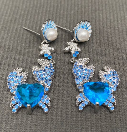 Sparkling Crab Earring