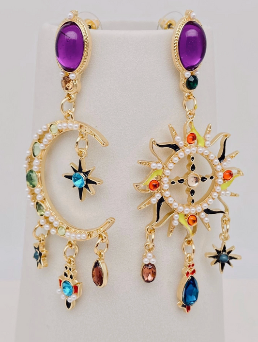 Sun & Moon Earring