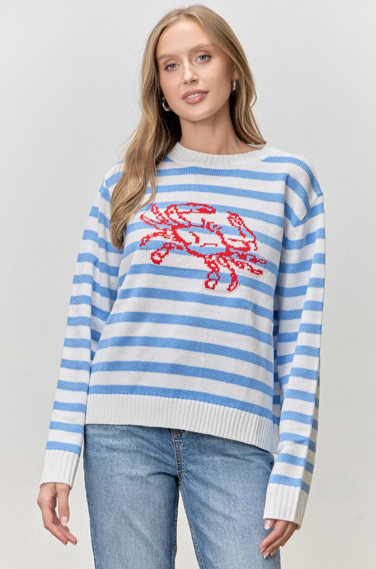 Nautical Crab Sweater