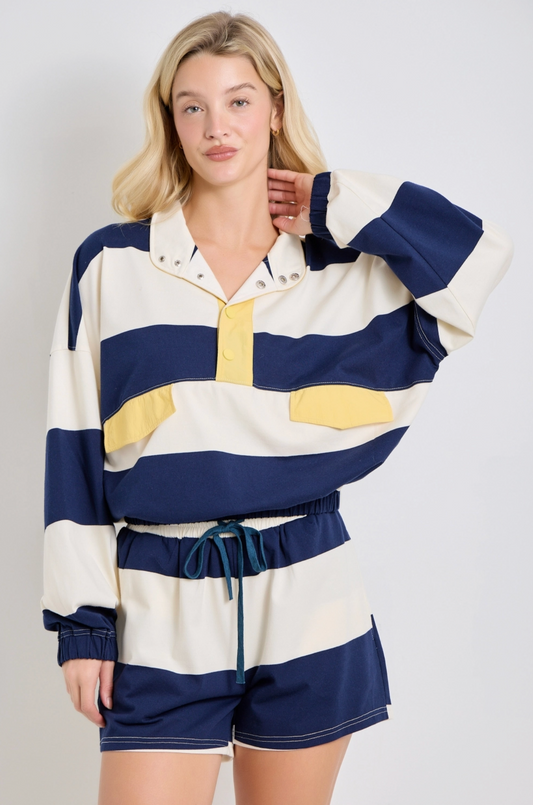 Chilly Boat Days Pullover
