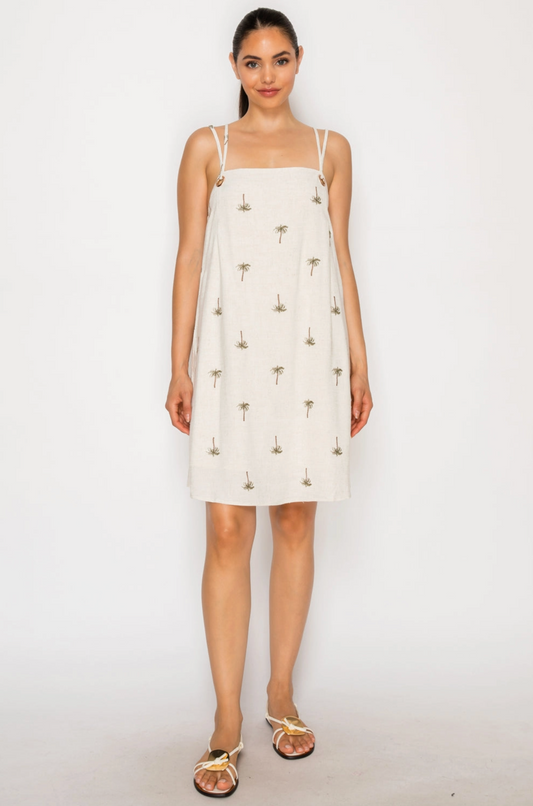 Breezy Palms Mini Dress