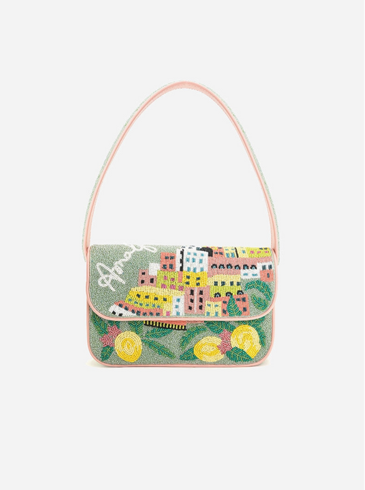Amalfi Dreams Beaded Shoulder Bag