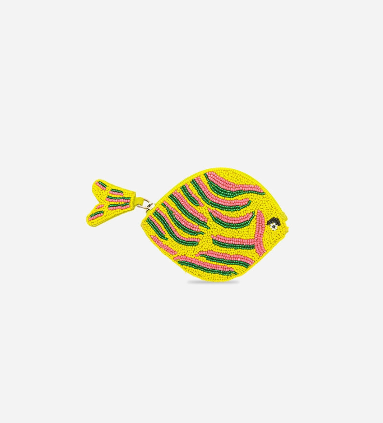 Go Fish Beaded Coin Purse