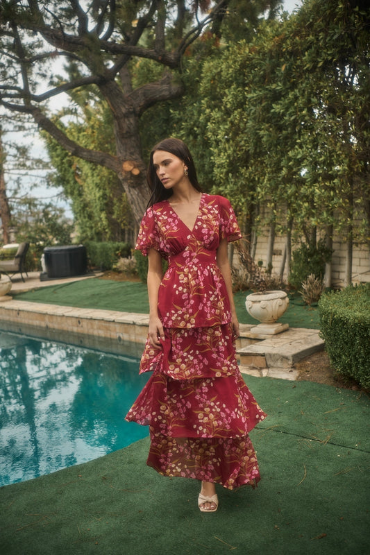 Amabel Tiered Maxi Dress