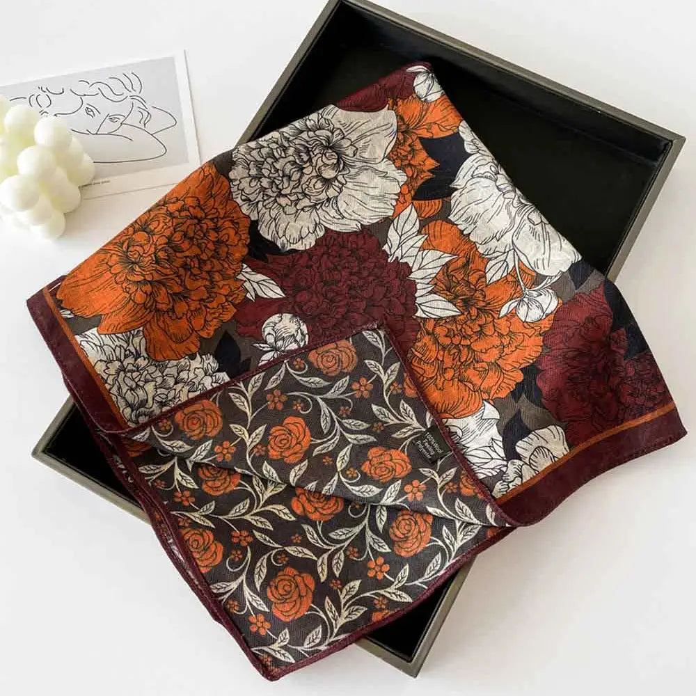 Fall Garden Hair Scarf